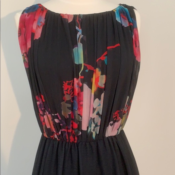 Alice + Olivia Black Floral dress M - Picture 2 of 10